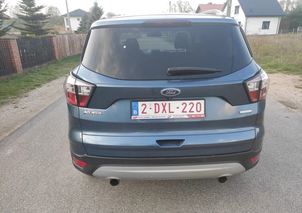 Ford Kuga cena 54999 przebieg: 170000, rok produkcji 2018 z Ostrołęka małe 232